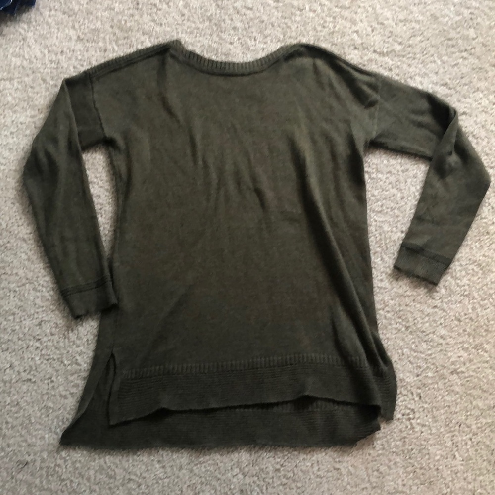 Olive green sweater